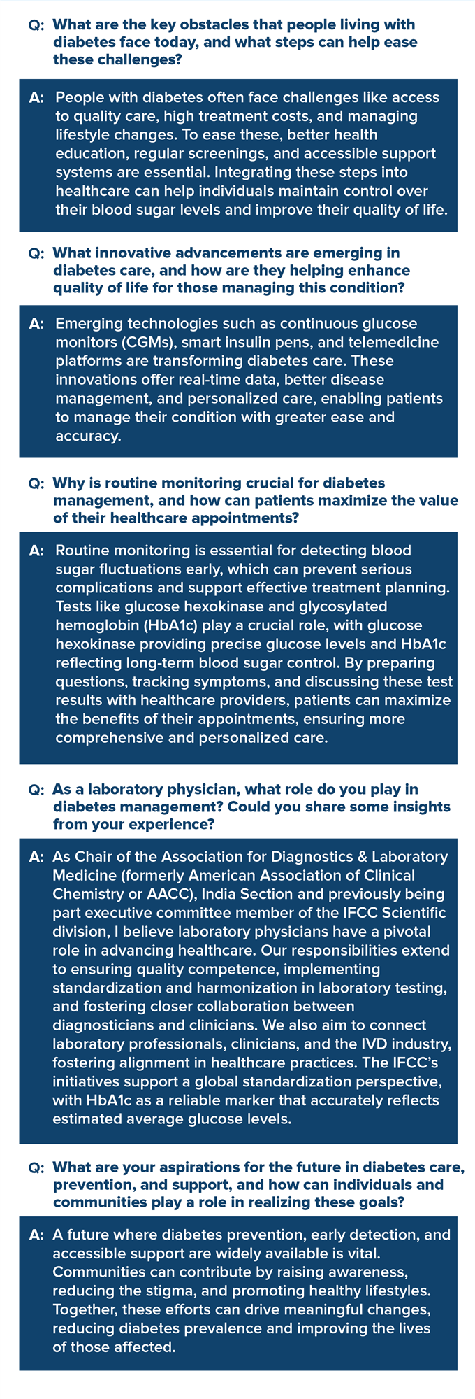 Dr Barnali Das on timely detection of diabetes